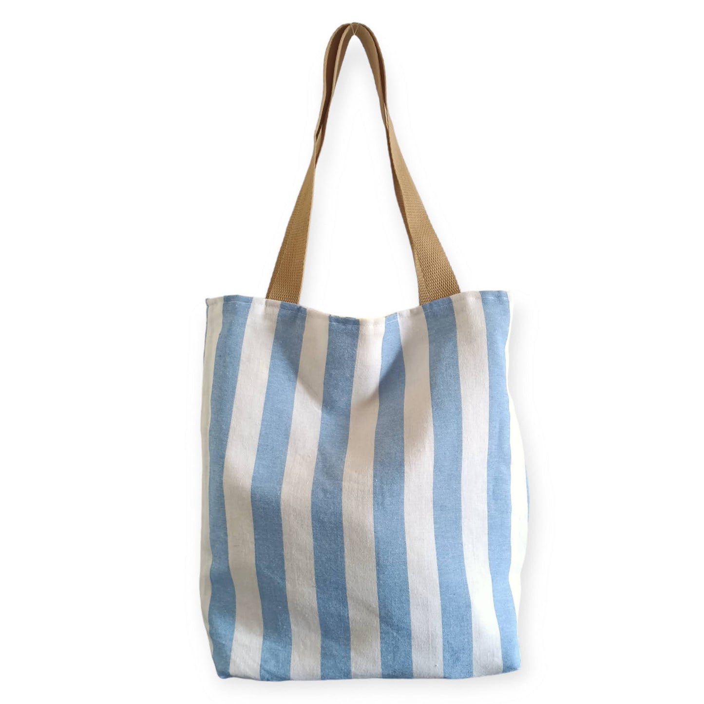 Lemon Print Canvas Shopping Tote Bag - Maslinda Designs