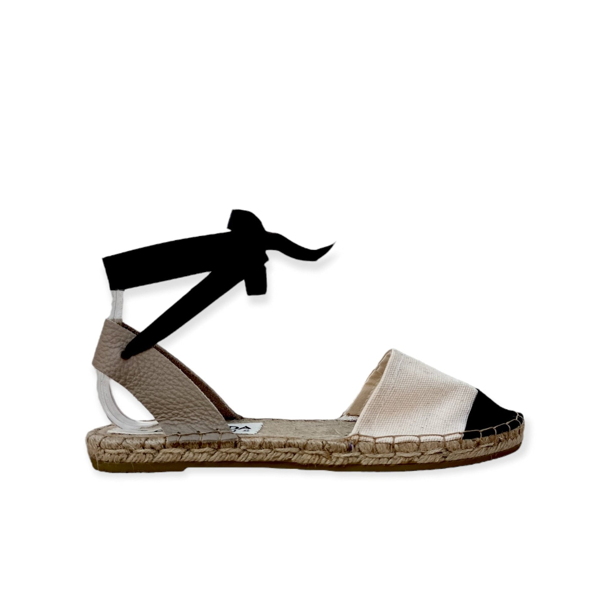 Ma Belle Espadrilles - Ecru - Classic Sole - Maslinda Designs