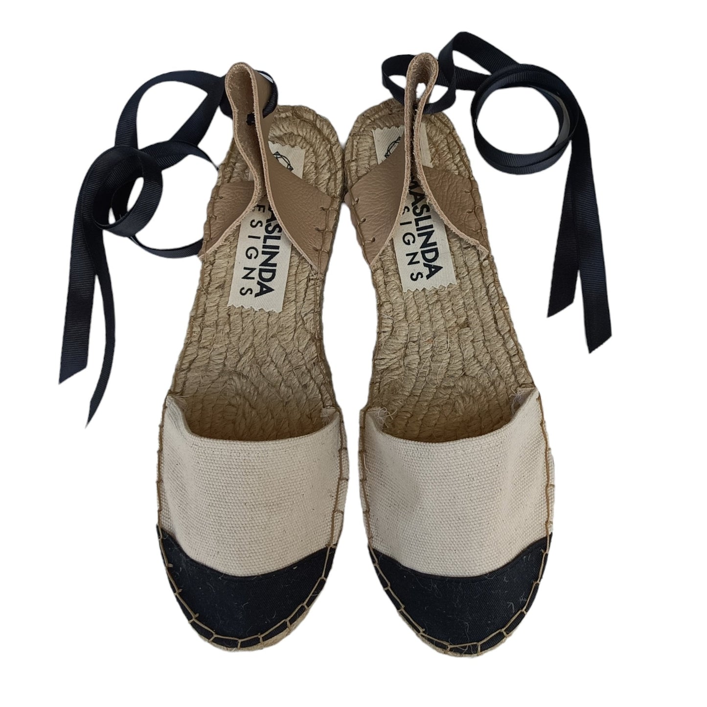 Ma Belle Flatform Espadrilles - Ecru - Maslinda Designs