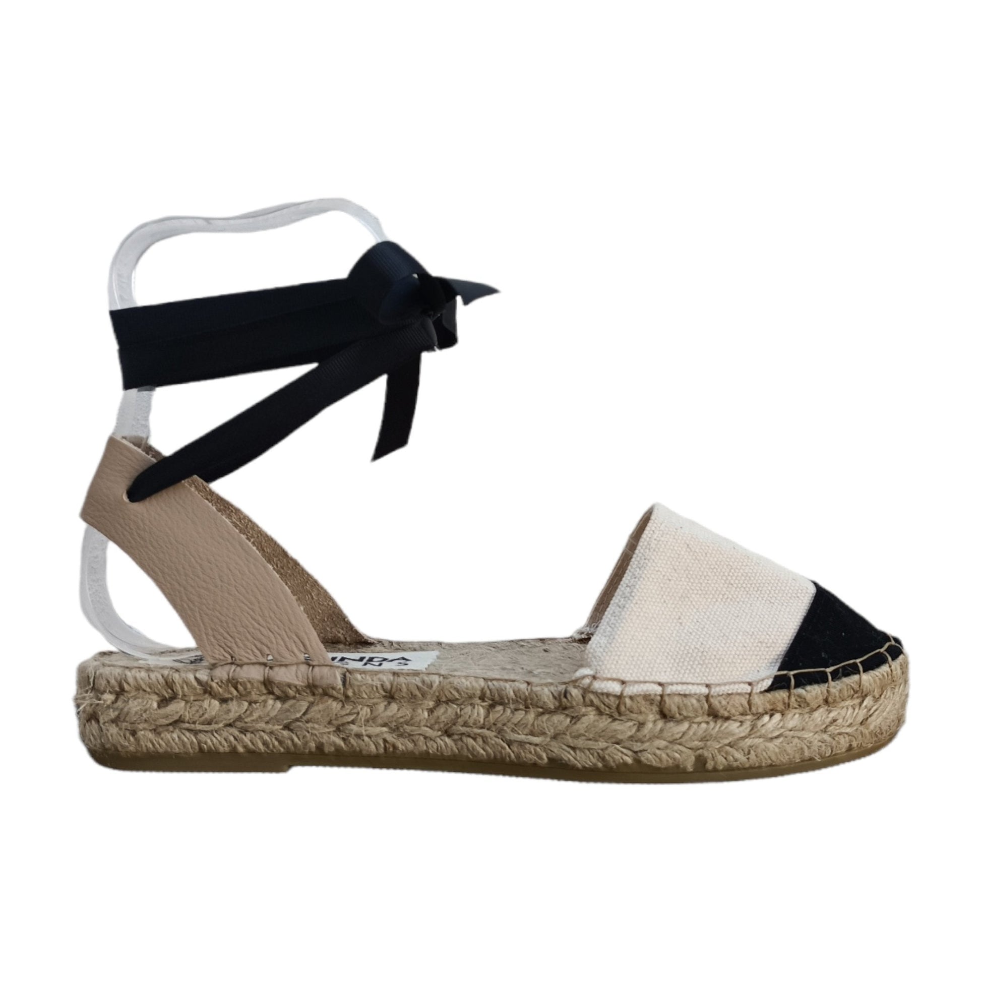Ma Belle Flatform Espadrilles - Ecru - Maslinda Designs