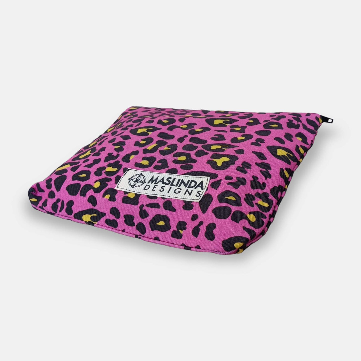 Make-up bag - Pink Leo - Maslinda Designs