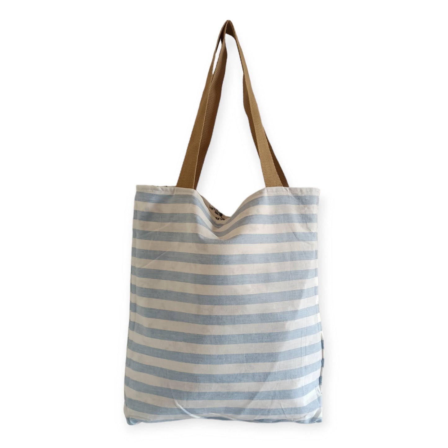World Map Print Fabric Tote Bag - Pink - Maslinda Designs