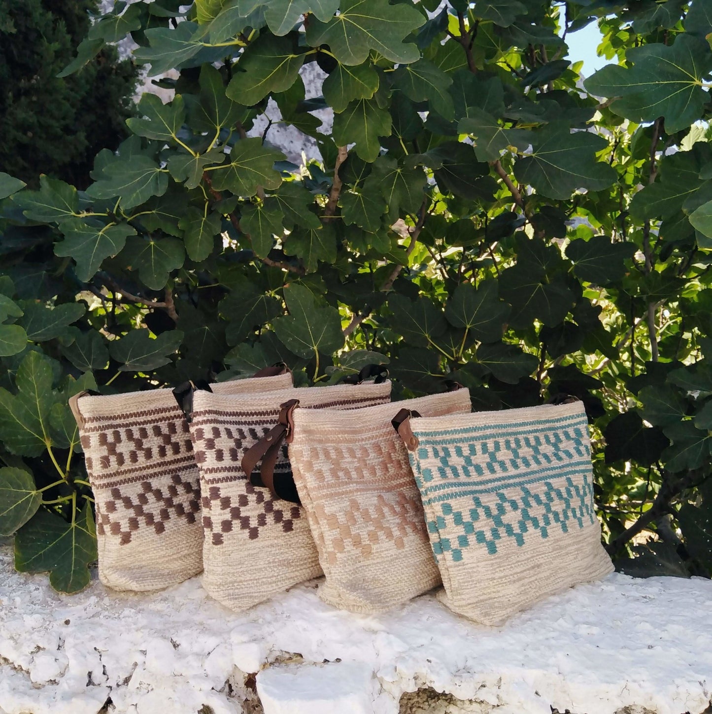 Boho Tote Bag Solivagant - Grey - Maslinda Designs