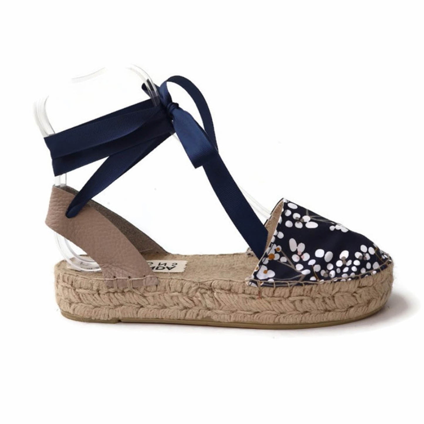 Blue Blossom Espadrilles - Double Sole