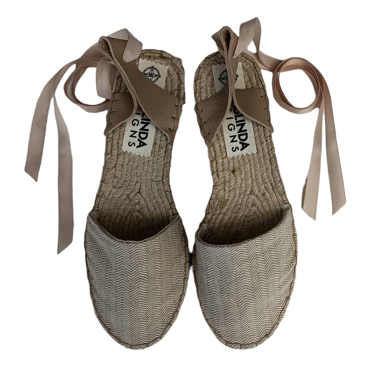 Low Wedge Espadrilles - Herringbone - Maslinda Designs
