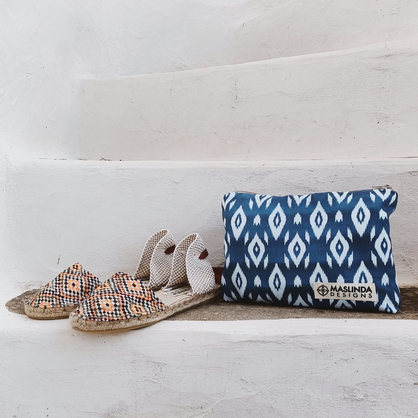 Make-up bag - Ethnic - Maslinda Designs