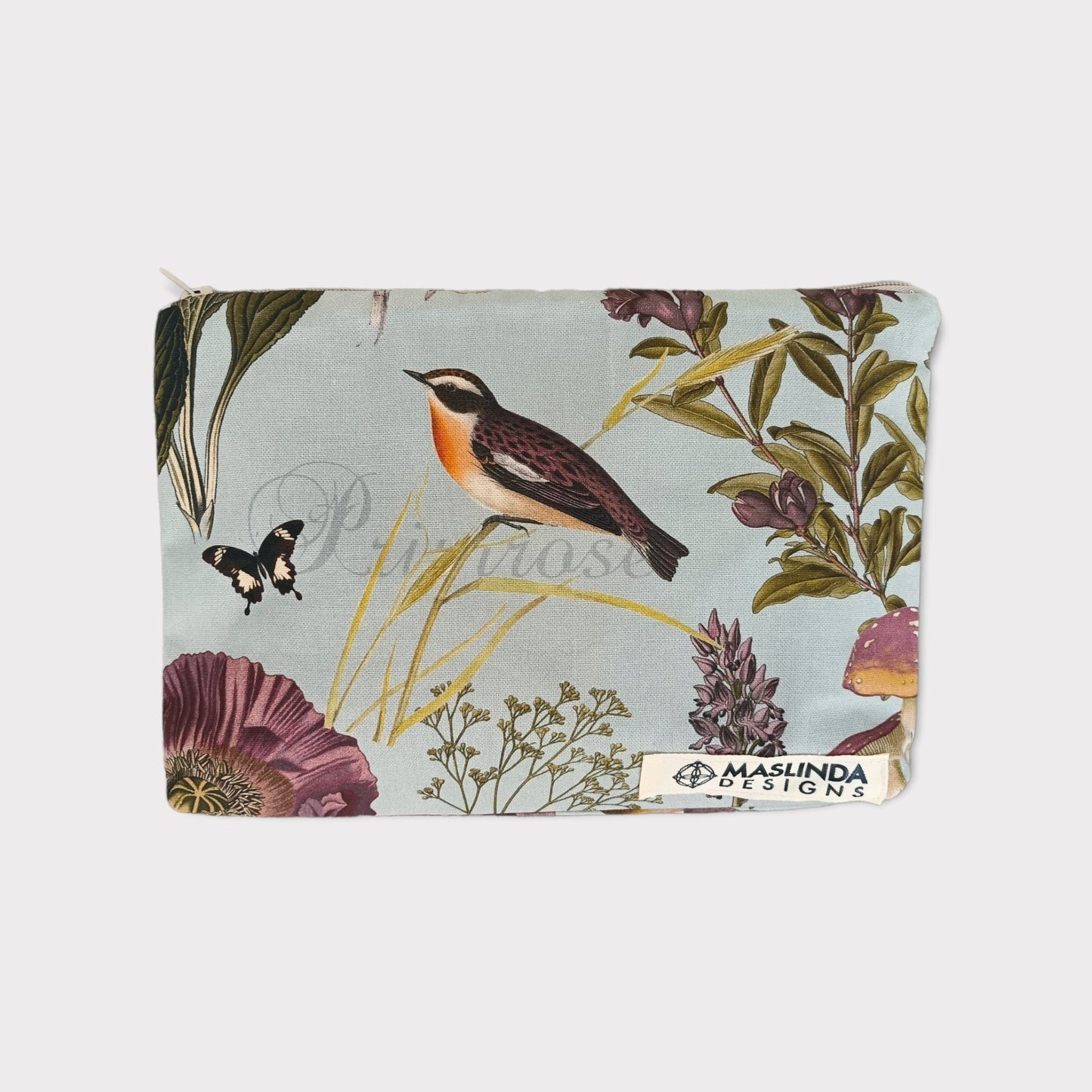 Make-up bag - Songbird - Maslinda Designs