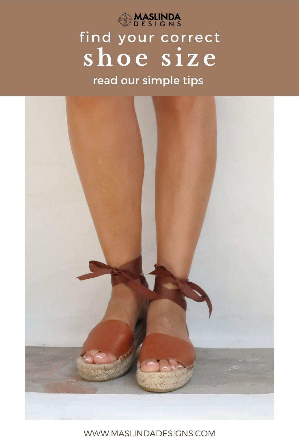 How to find your shoe size, online shopping made easy - Maslinda Designs