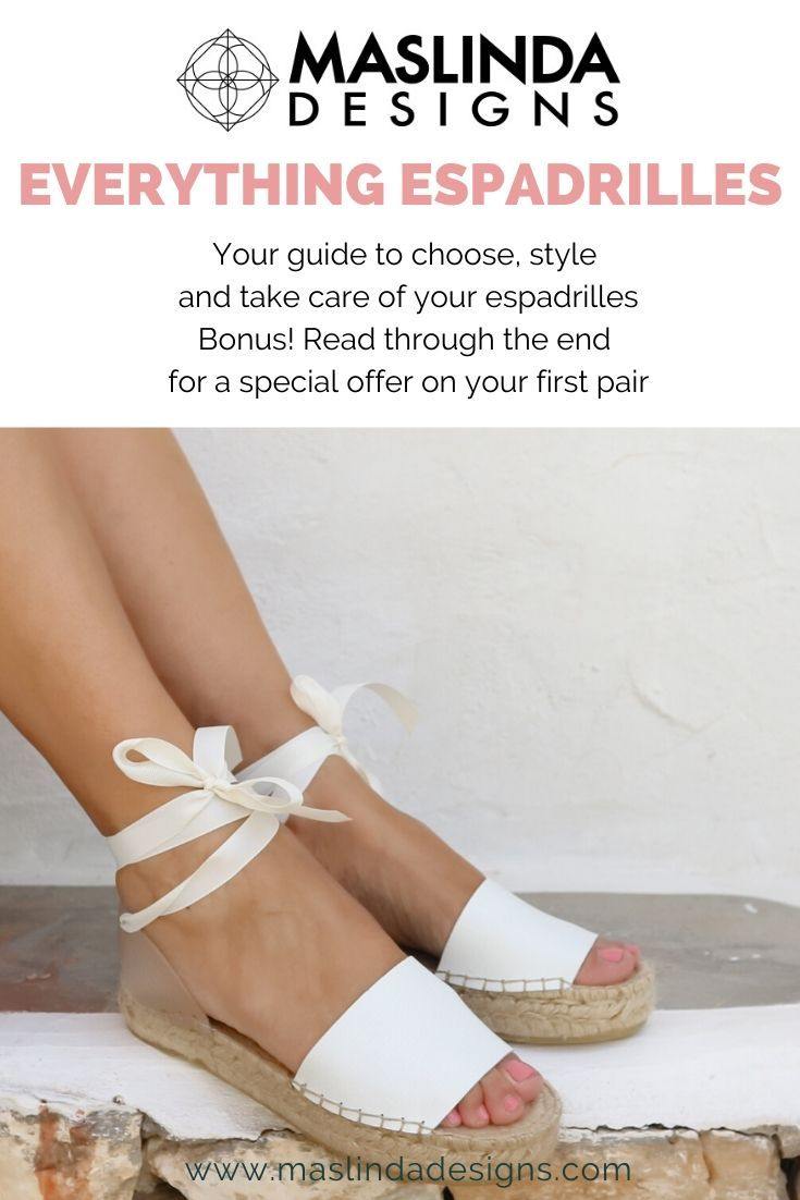 Your free guide to everything about espadrilles - Maslinda Designs