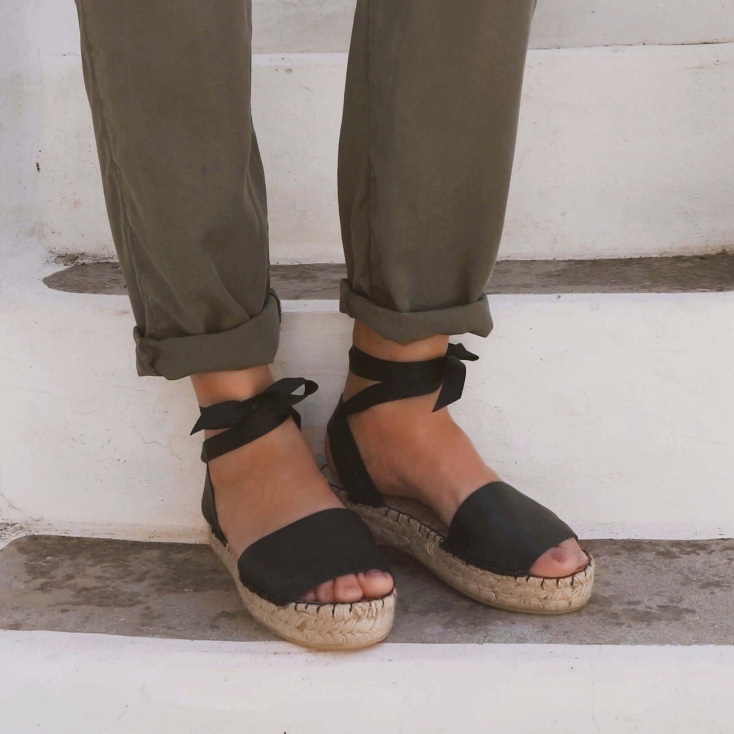 Black Espadrilles - Maslinda Designs