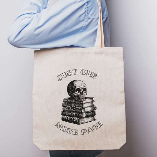 One More Page Tote Bag