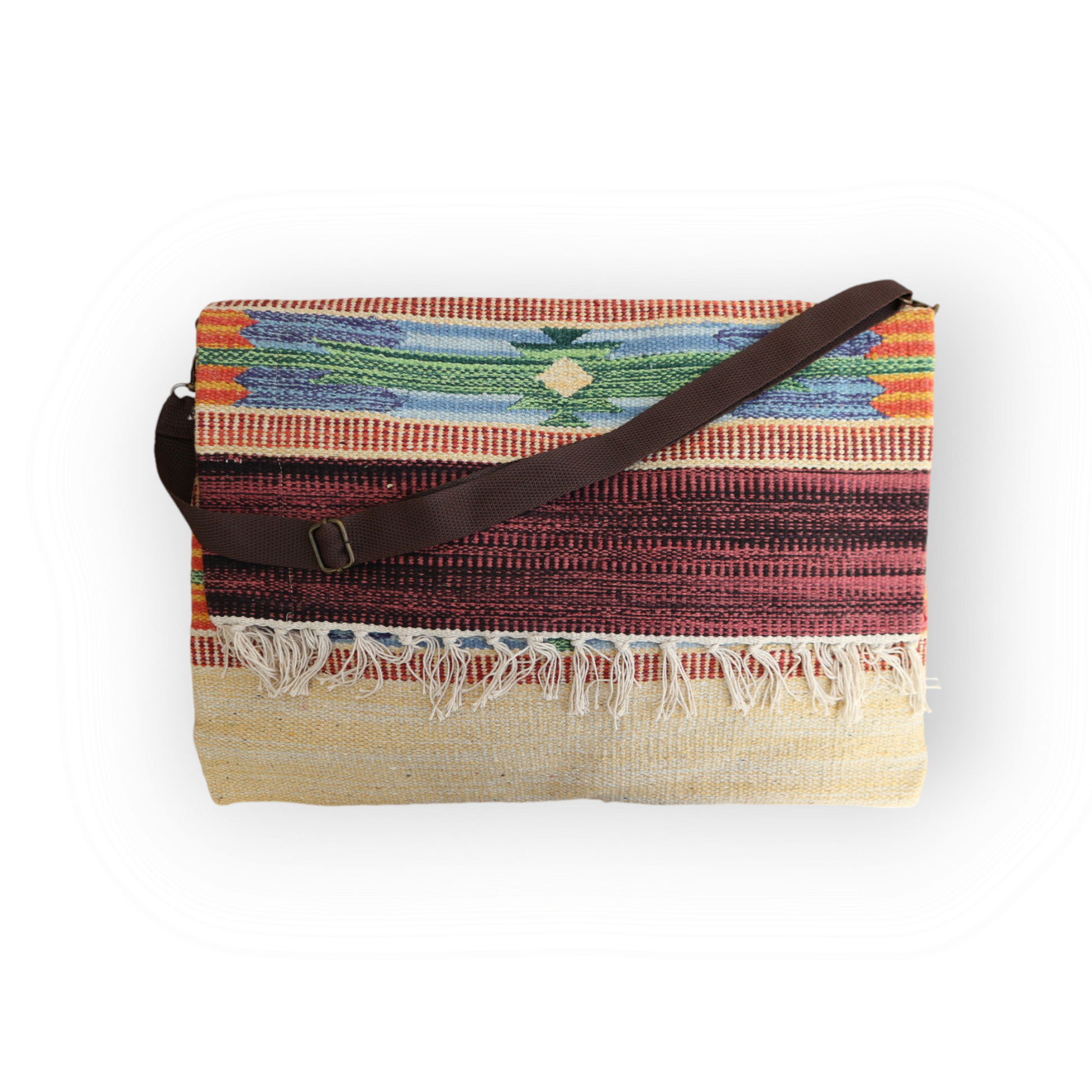 Messenger Clutch Bag - Biscuit - Maslinda Designs