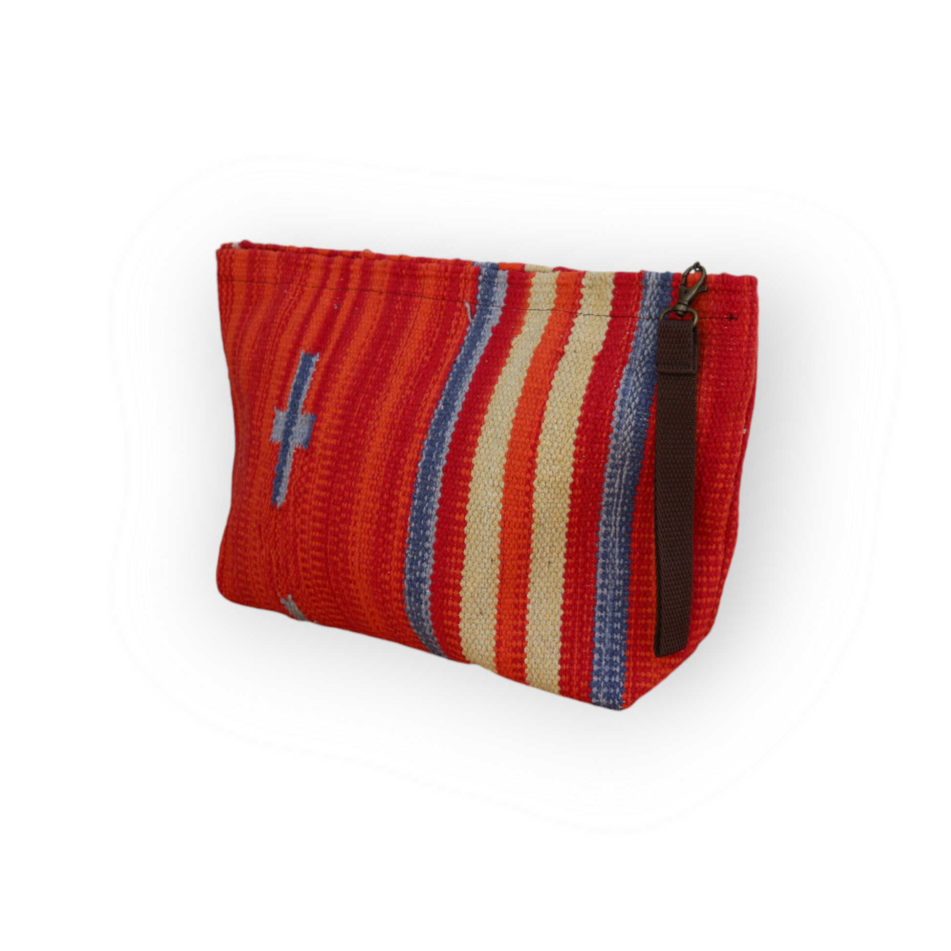 Clutch Zipper Bag - Apple - Maslinda Designs