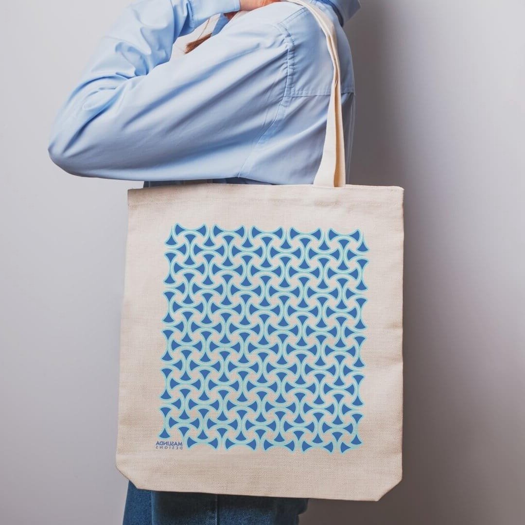 Abstract Prints Tote Bag - Maslinda Designs