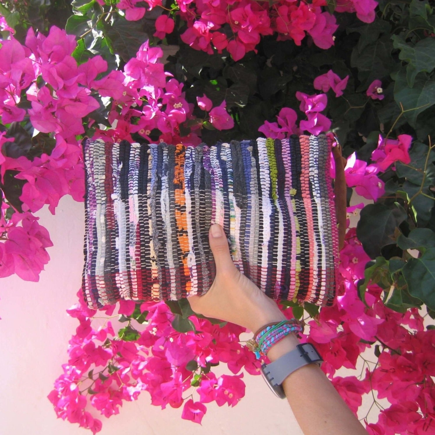 Boho Kilim Zippered Bag - Maslinda Designs