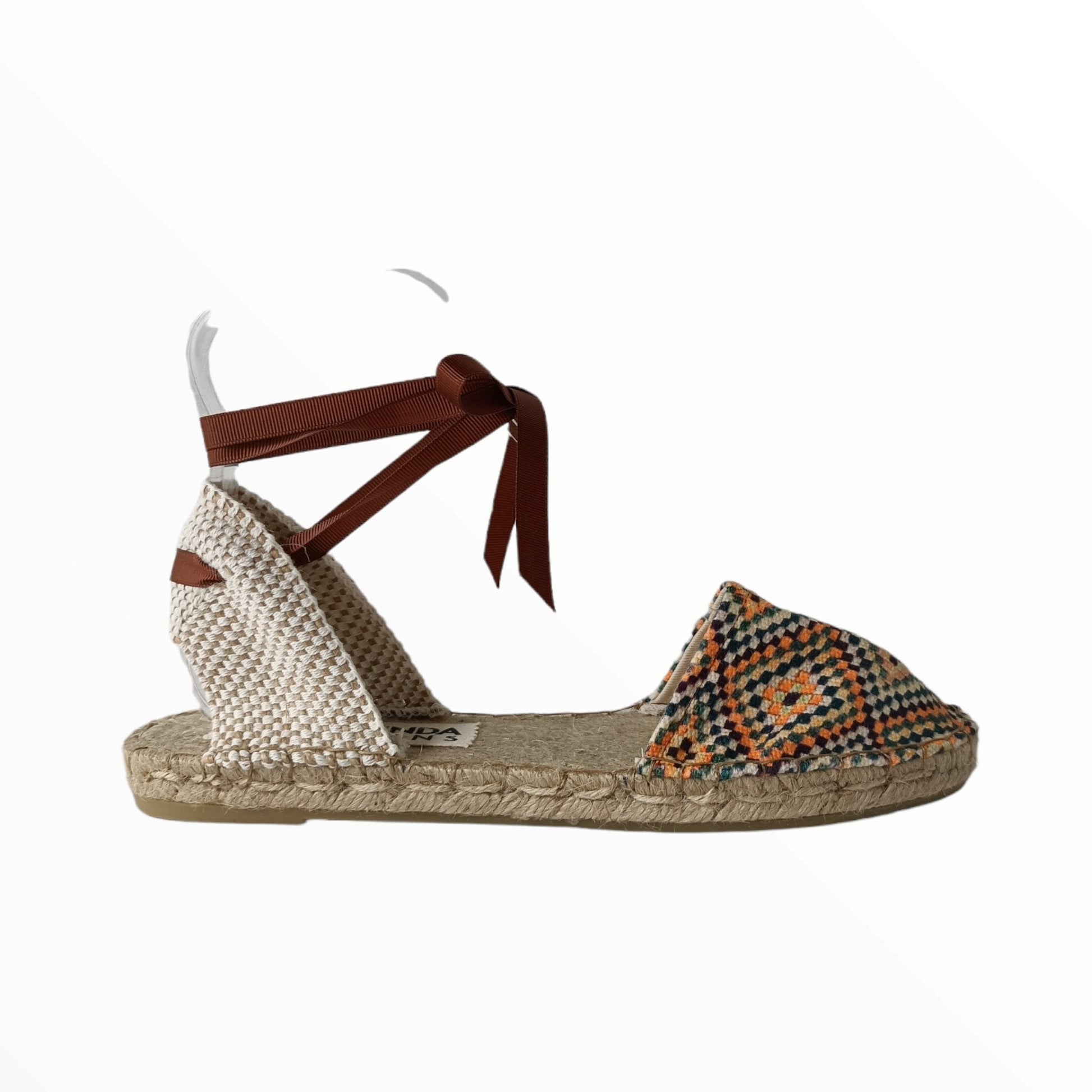 Boho Print Vegan Espadrilles Sandals - Maslinda Designs