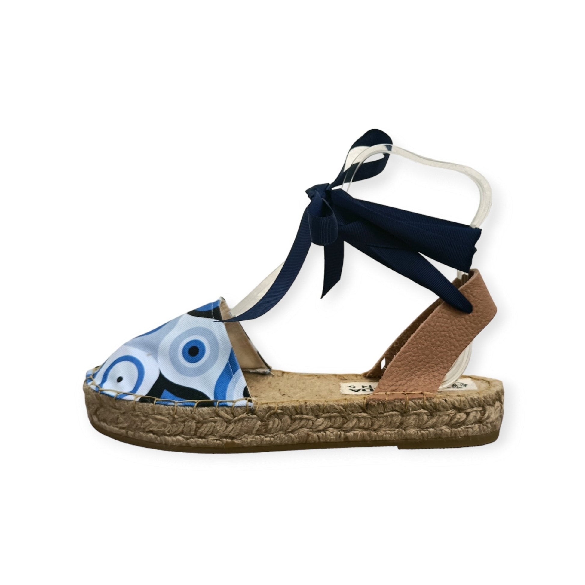 Espadrilles Sandals - Evil Eye Print - Maslinda Designs