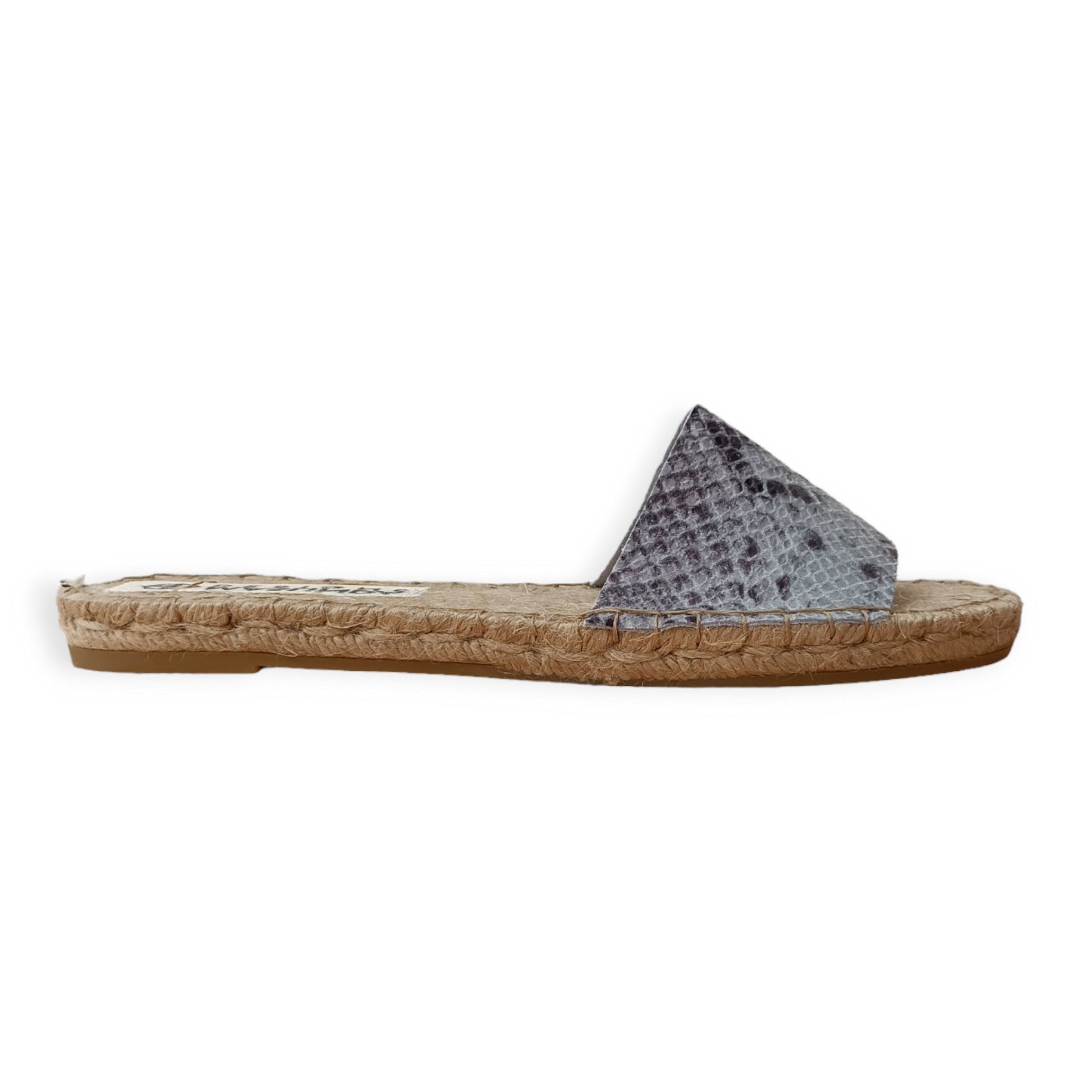 Espadrilles Slides - Snake Print - Maslinda Designs