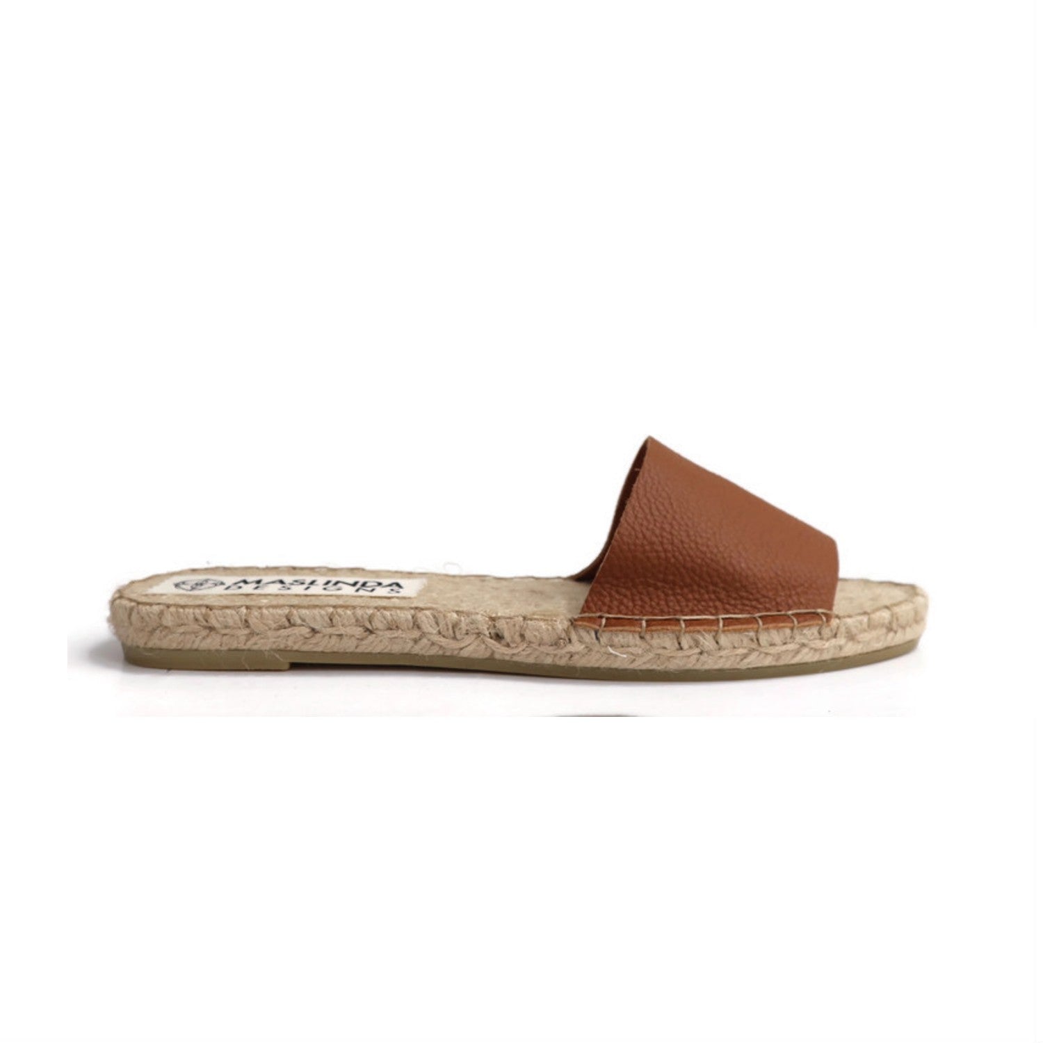 Essential Leather Espadrilles Slides 5 Colors - Maslinda Designs