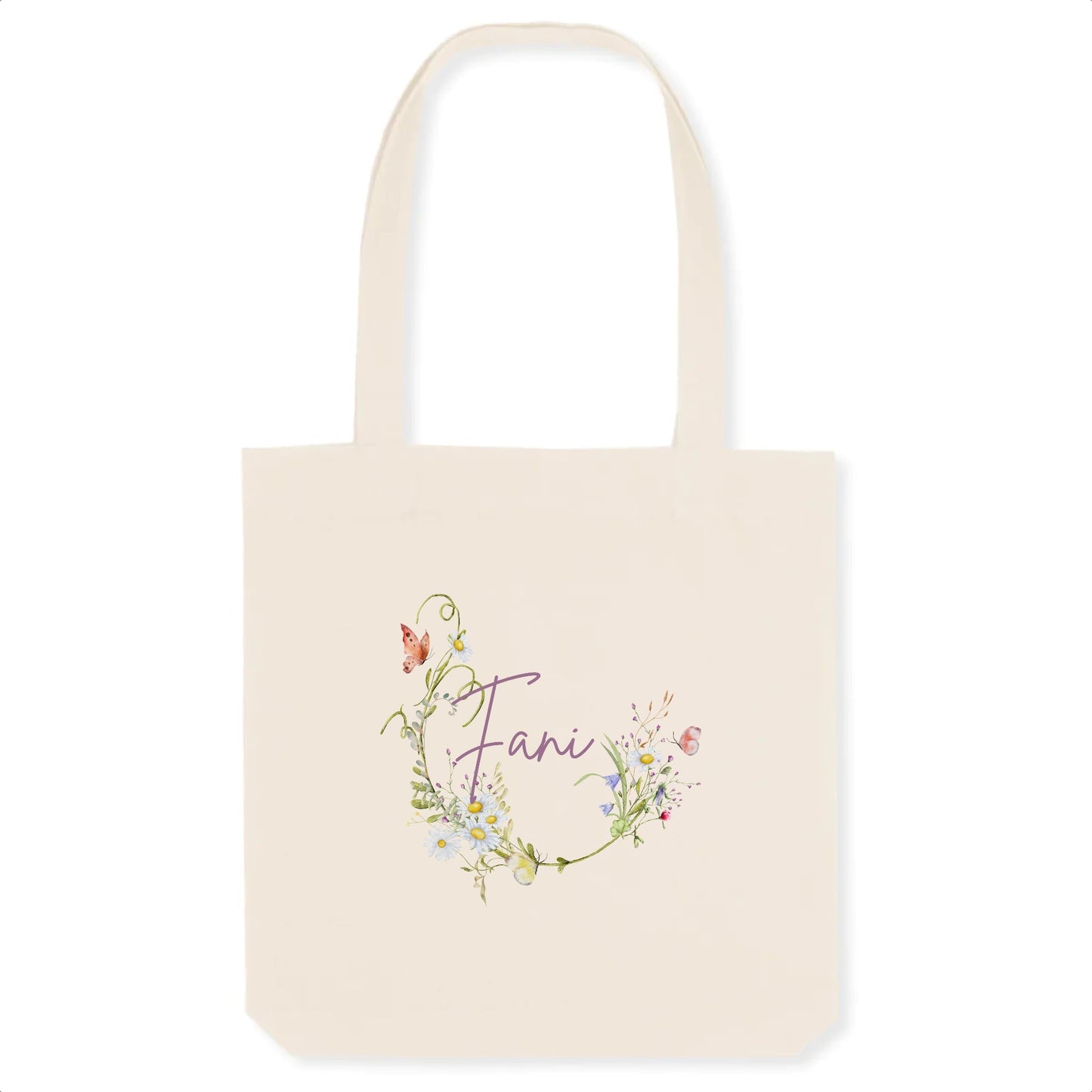 Floral Print Customisable Tote Bag - Maslinda Designs