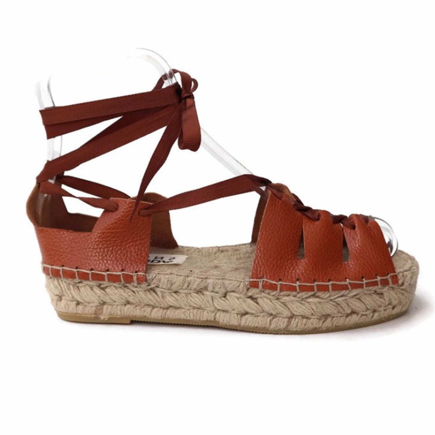 Gladiator Espadrilles -Tan - Double Sole - Maslinda Designs