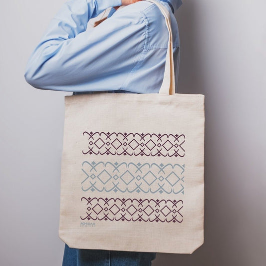 Greek Prints Tote Bag - Maslinda Designs