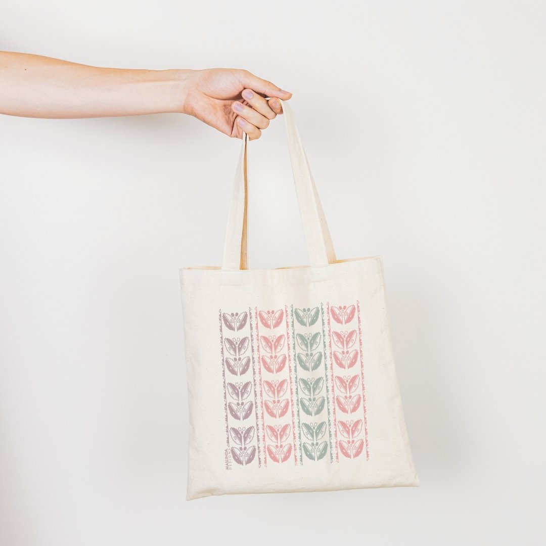 Greek Prints Tote Bag - Maslinda Designs