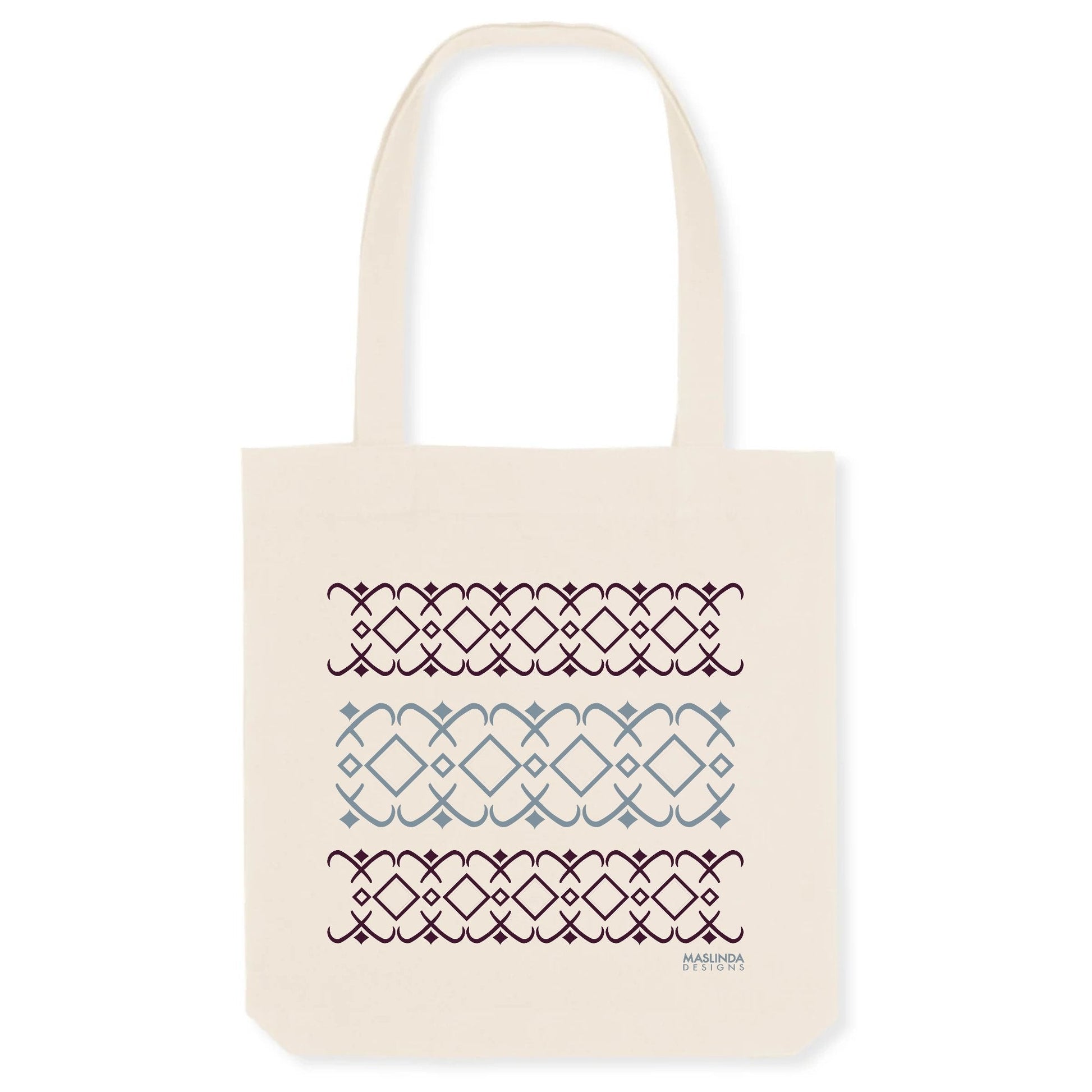 Greek Prints Tote Bag - Maslinda Designs