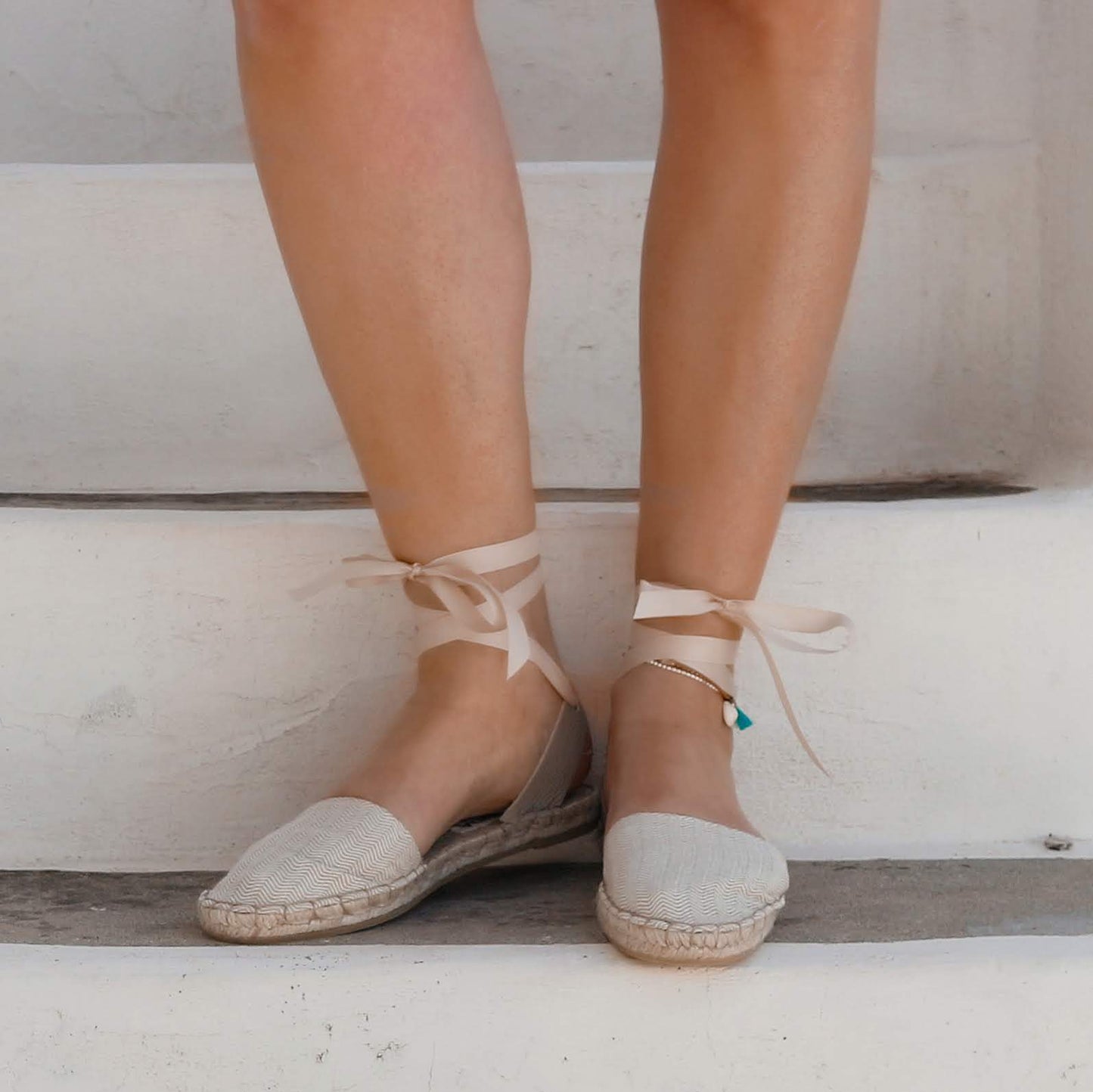 Herringbone Espadrilles - Double Sole - Maslinda Designs