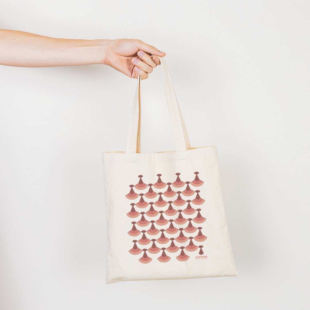 Keros Printed Tote Bag - Maslinda Designs