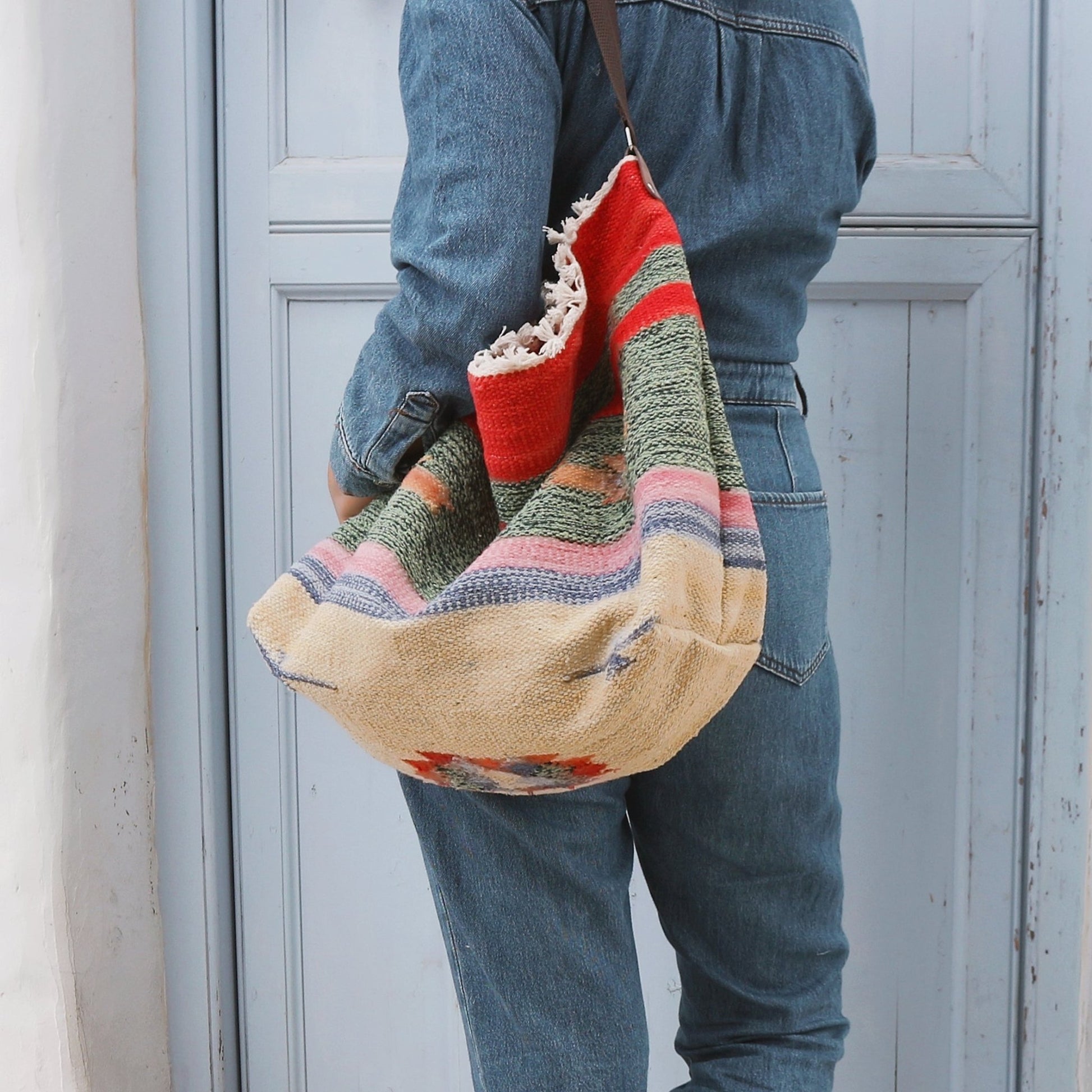 Large Hobo Bag - Serenade - Maslinda Designs