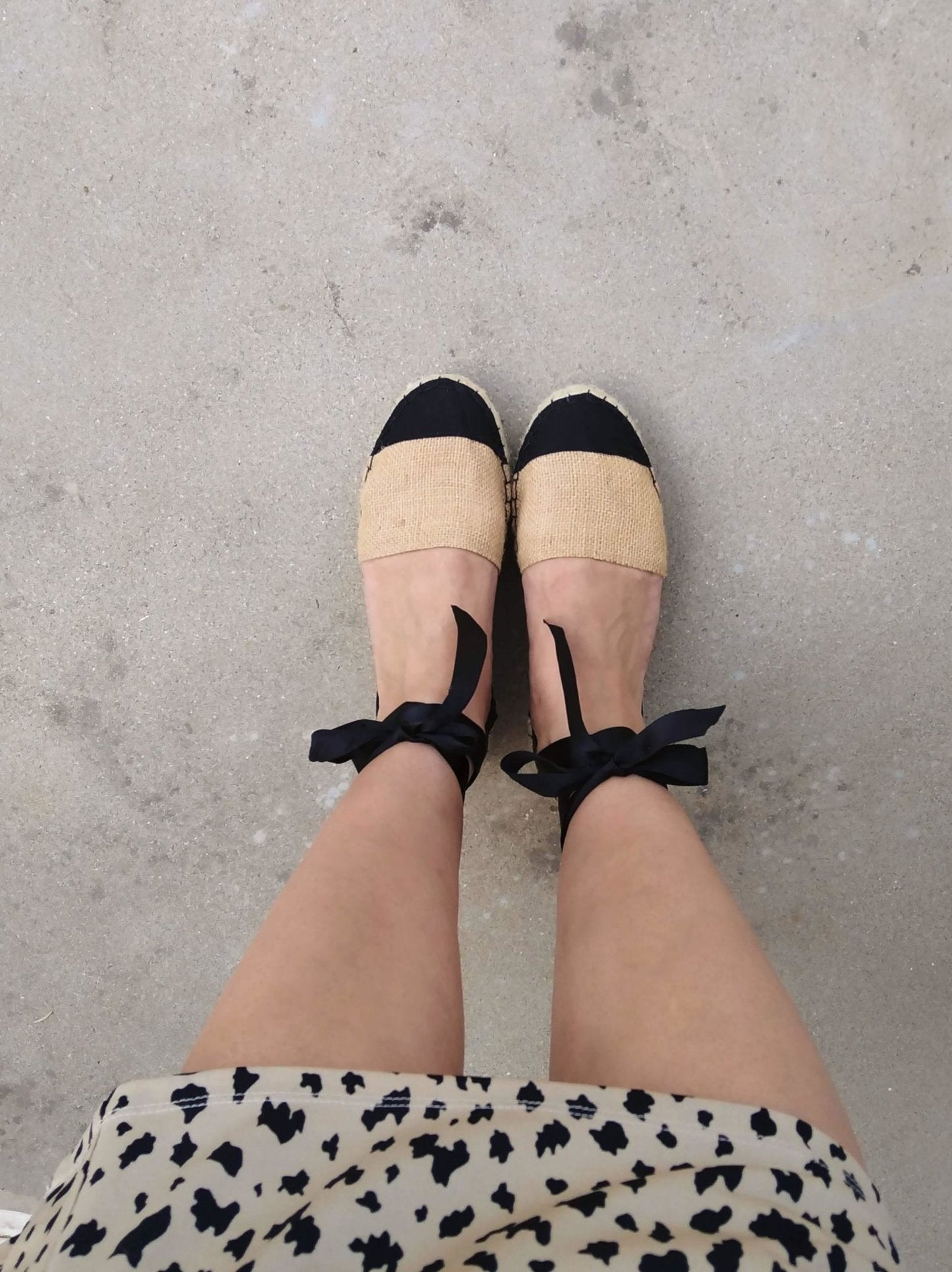 Ma Belle Espadrilles - Beige - Double Sole - Maslinda Designs