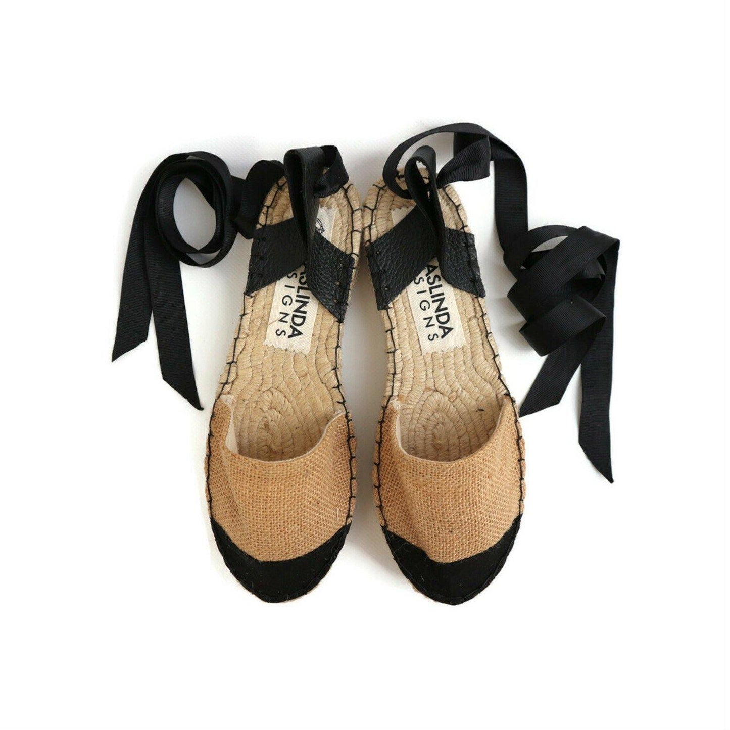 Ma Belle Espadrilles - Beige - Double Sole - Maslinda Designs