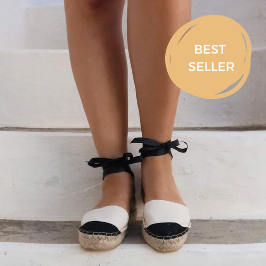 Ma Belle Flatform Espadrilles - Ecru - Maslinda Designs