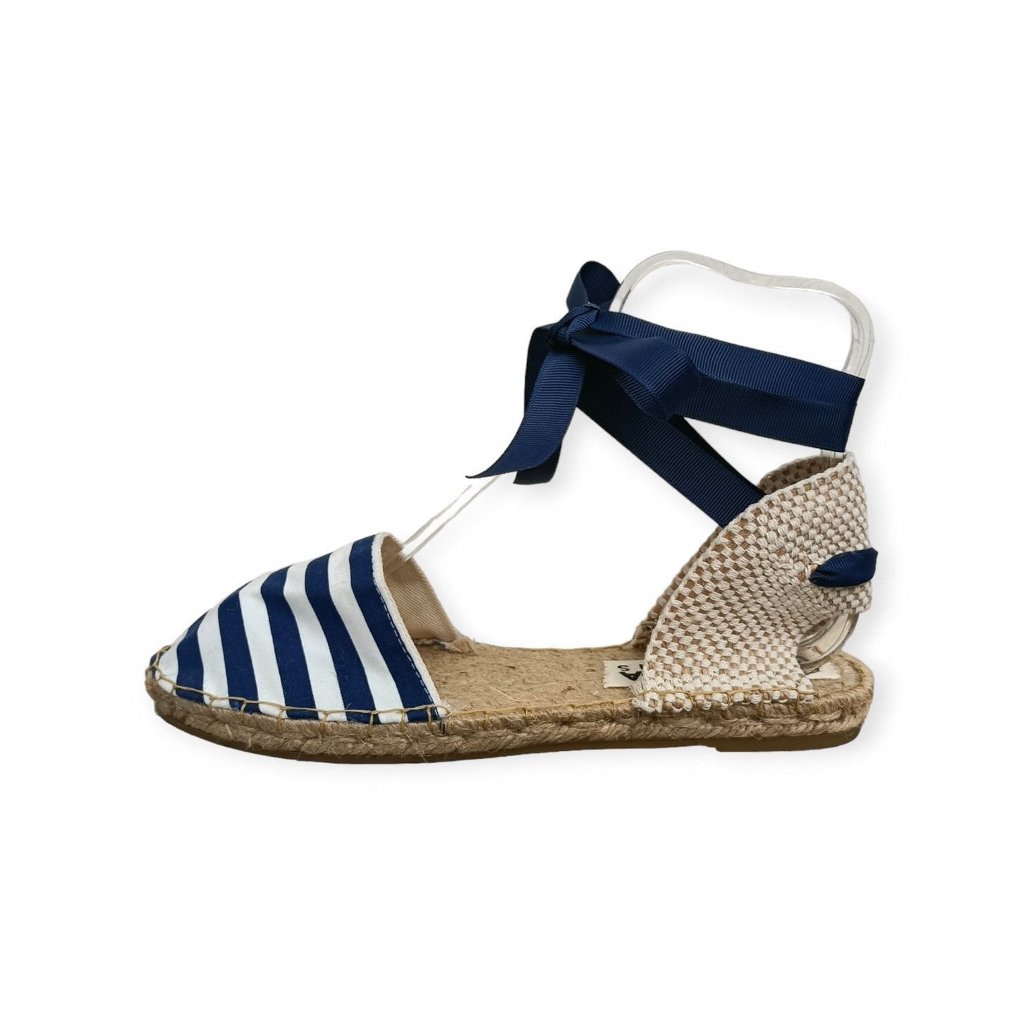 Navy Stripes Espadrilles - Maslinda Designs