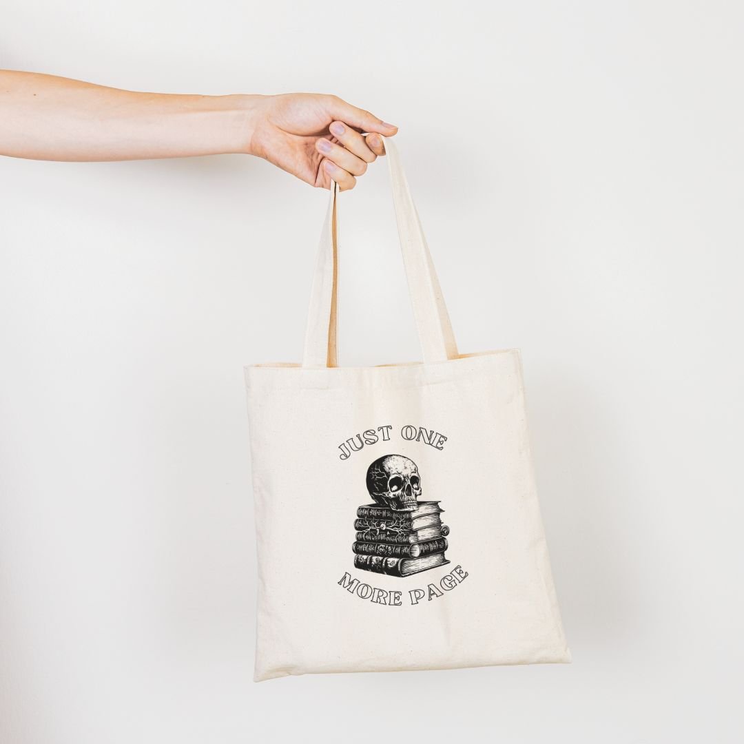 One More Page Tote Bag - Maslinda Designs