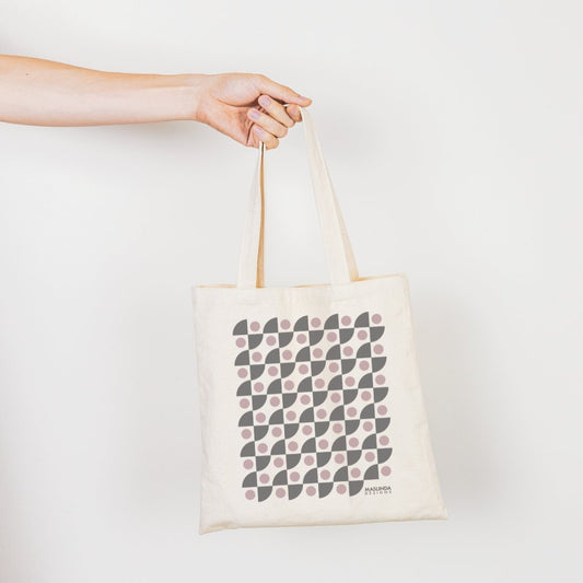 Waves Printed Tote Bag - Maslinda Designs