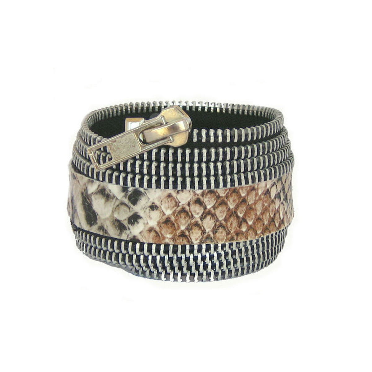 Zipper Cuff Bracelet - Maslinda Designs