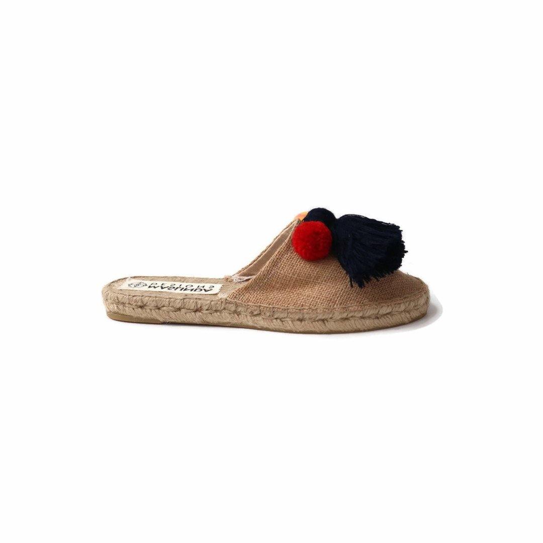 Espadrilles Slippers - Natural Jute - Maslinda Designs