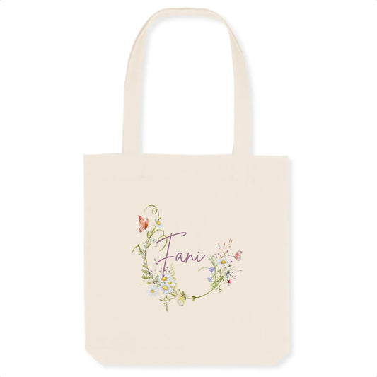 Floral Print Customisable Tote Bag