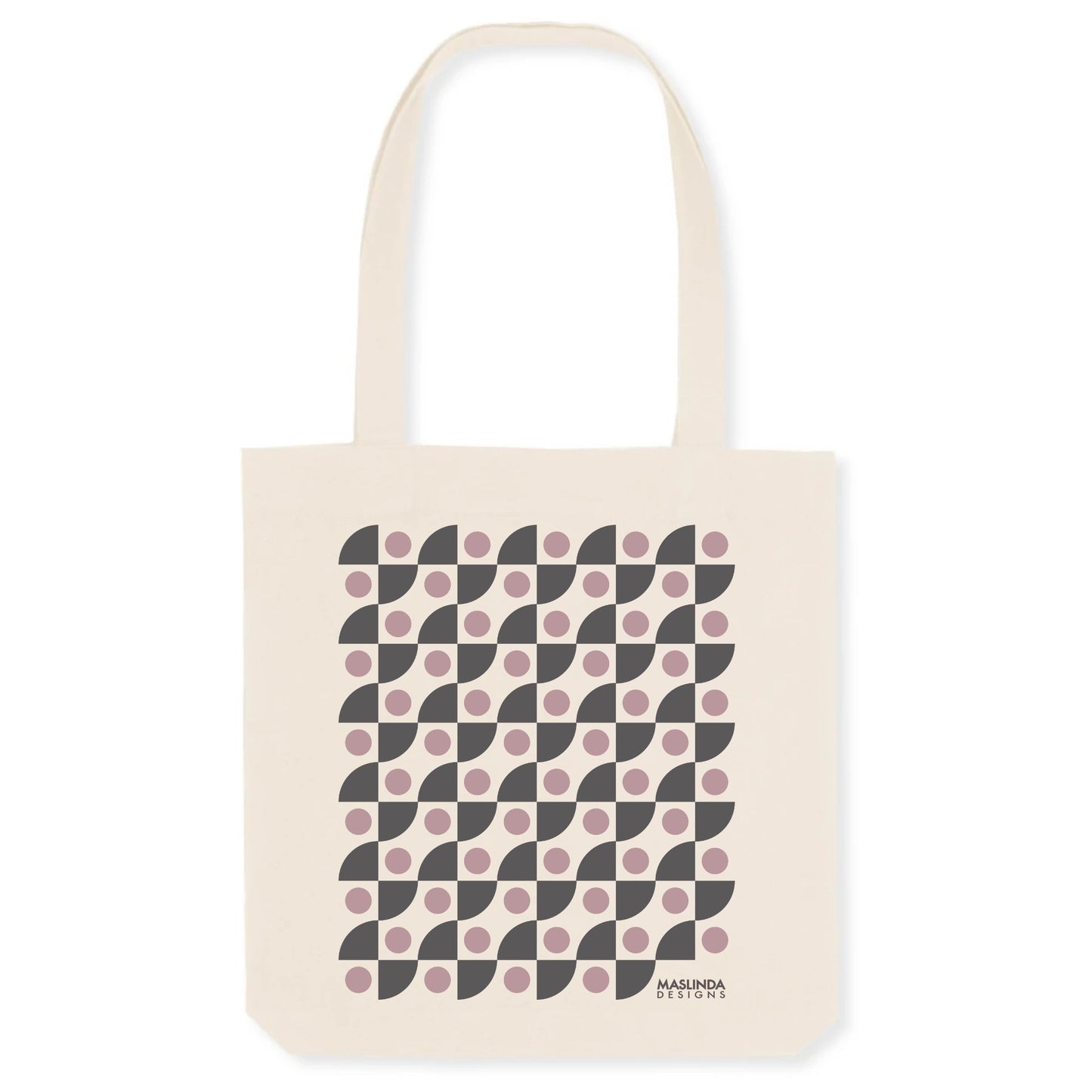 Waves Printed Tote Bag - Maslinda Designs