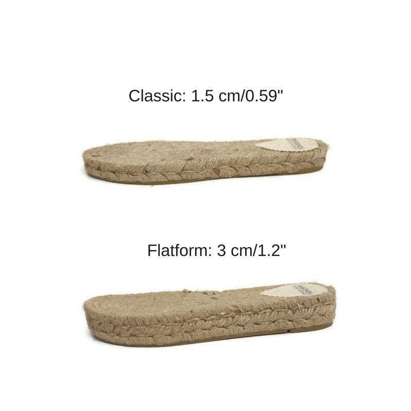 Vegan Espadrilles Sandals - White - Classic Sole - Maslinda Designs